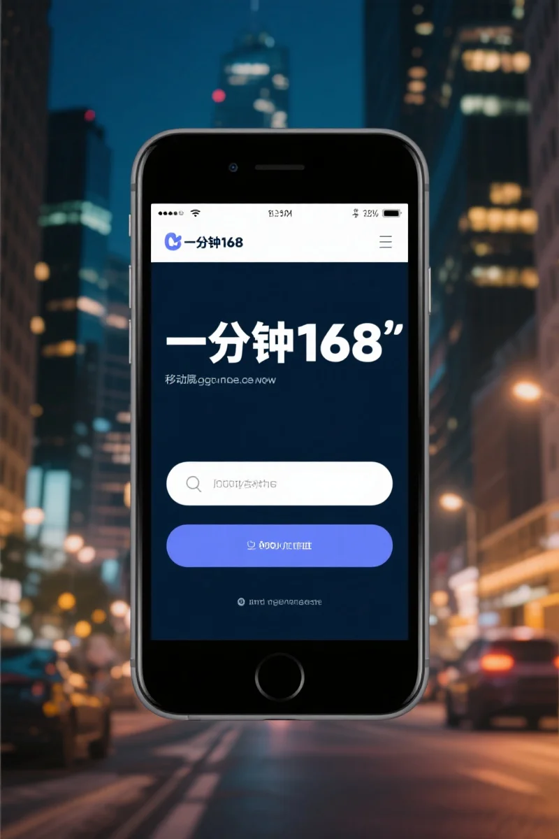 移动设备上的网站界面